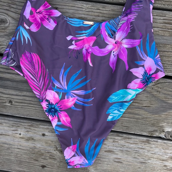 Raisins Swim Raisins One Piece Tahiti Bloom Puerto Vallarta Bathing